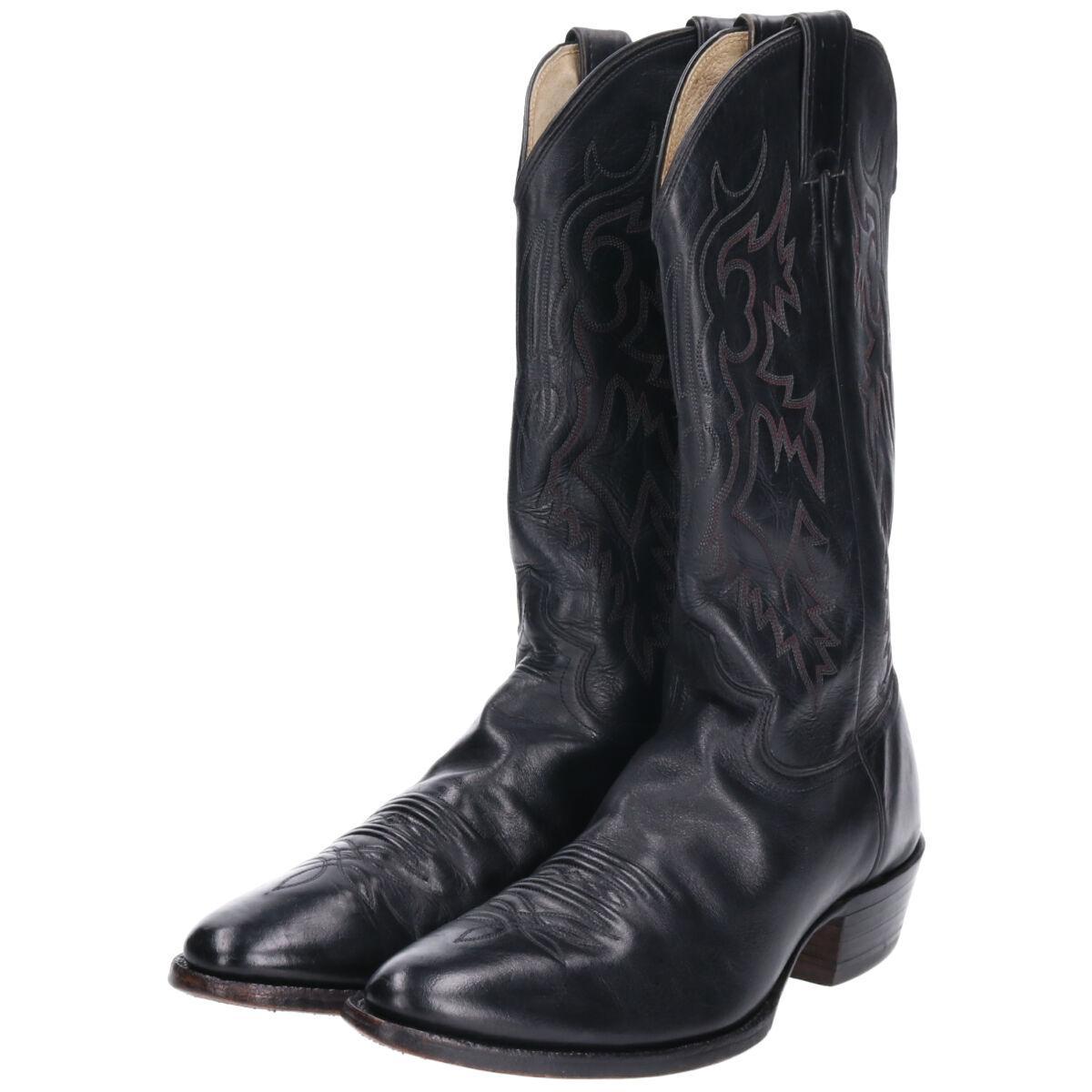 ジャスティン JUSTIN ウエスタンブーツ USA製 10.5D メンズ28.5cm /saa002968 【中古】 【210306】