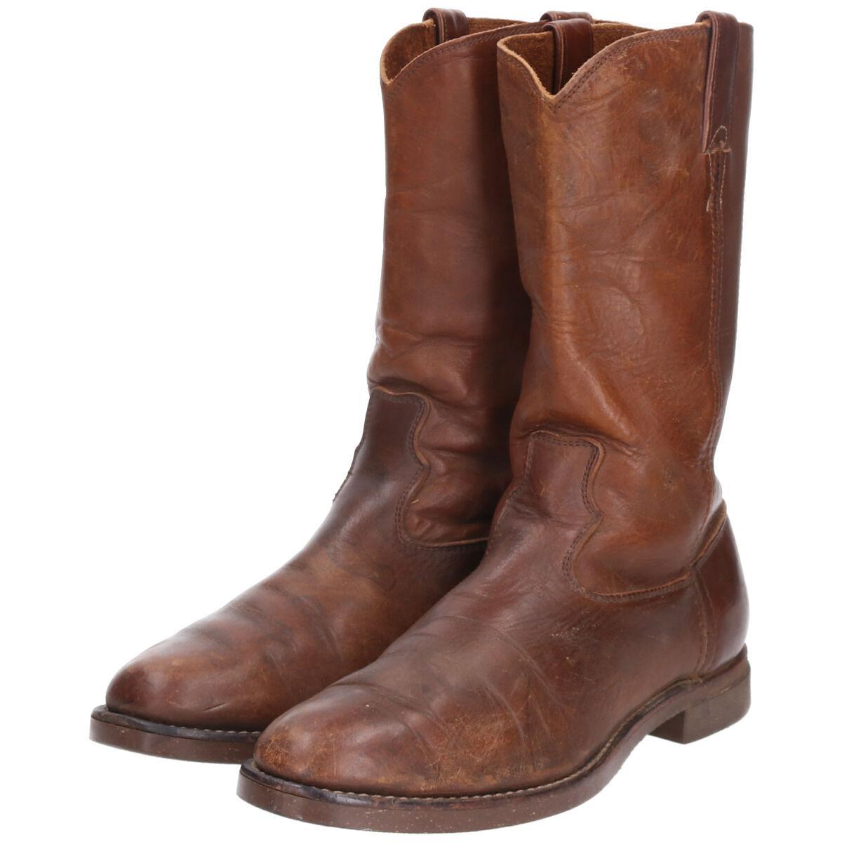 古着 ジャスティン JUSTIN ローパーブーツ メンズ26.0cm ヴィンテージ /saa002979 【201129】【SS2109】【SS2112】【HNY22】【SS2201】【SS2203】