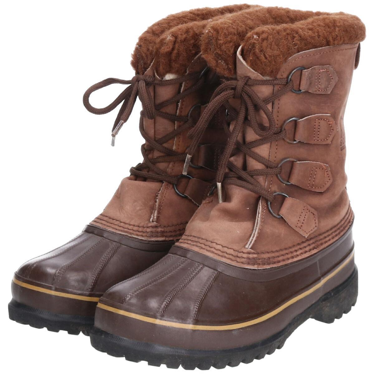 ソレル SOREL CARIBOU カリブー ウインターブーツ カナダ製 8 レディース25.0cm /saa003052 【中古】 【201024】