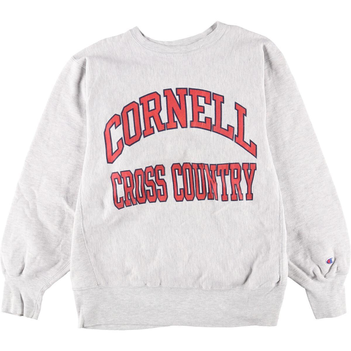 90年代 チャンピオン Champion リバースウィーブ 刺繍タグ CORNELL コーネル大学 カレッジスウェットシャツ トレーナー USA製 メンズXL ヴィンテージ /eaa094083 【中古】 【201024】
