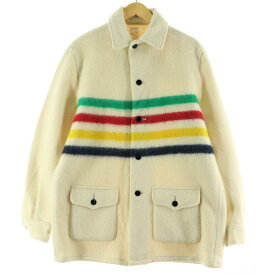 60s HUDSON'S BAY ウールブランケット ハーフコート