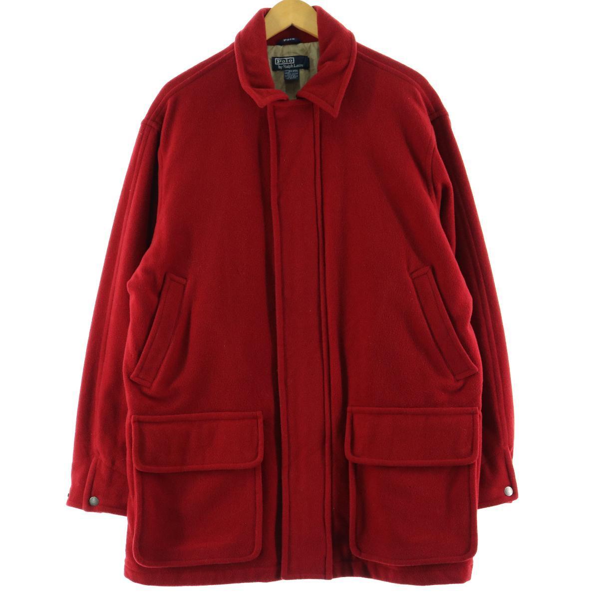 古着 グッドカラー ラルフローレン Ralph Lauren POLO by Ralph Lauren ウールハーフコート メンズL /eaa093690 【201108】【SS2112】