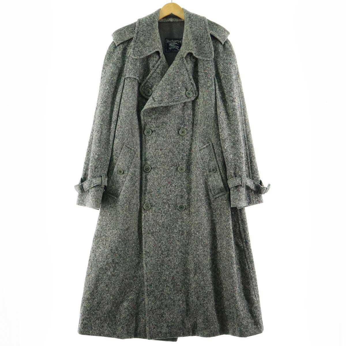 バーバリー Burberry S Irish Tweed カラーネップ ウール トレンチコート メンズl Eaa 1109 トレンチコート 古着屋jam ジャム
