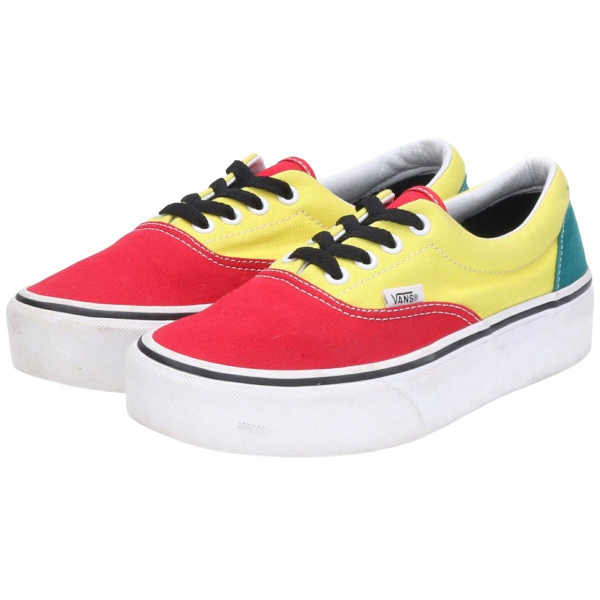 バンズ Vans Era エラ サンプル品 ラスタカラー 厚底 スニーカー Us5 5 レディース23 5cm Saa 1113 Vans バンズ 古着屋jam ジャム バンズ Vans Era エラ サンプル品 ラスタカラー 厚底 スニーカー Us5 5 レディース23 5cm Saa 1113 Vans バンズ 古着屋jam ジャム