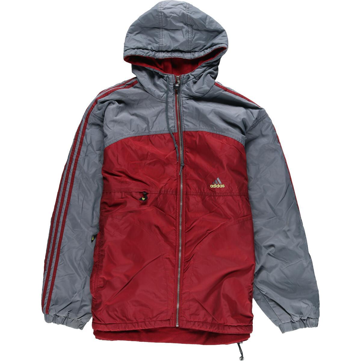 古着 90年代 アディダス adidas バックロゴ ナイロンパーカー メンズXL /eaa100442 【201122】