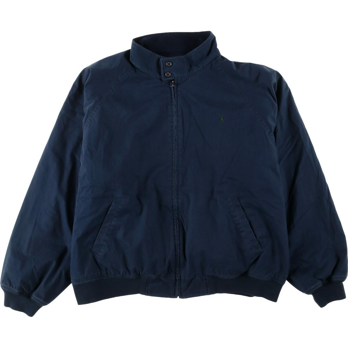 ラルフローレン Ralph Lauren POLO by Ralph Lauren リバーシブル フリース×コットン スイングトップ スポーツジャケット メンズXXL /eaa103499 【中古】 【201127】【SS2103】【2b10f】