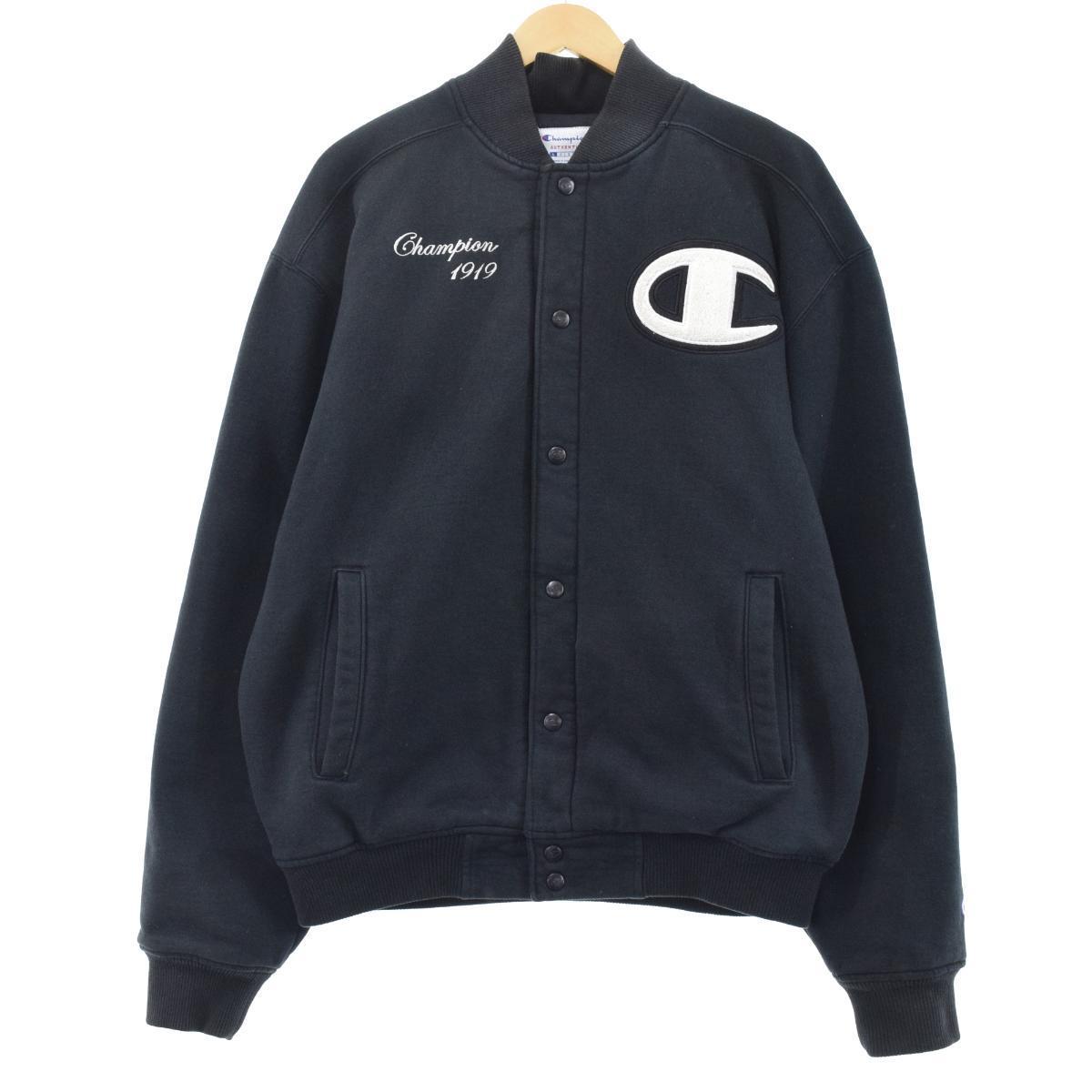 チャンピオン Champion デカロゴ ビッグロゴ スウェットスタジャン メンズxl Eaa 1126 スタジャン 古着屋jam ジャム チャンピオン Champion デカロゴ ビッグロゴ スウェットスタジャン メンズxl Eaa 1126 スタジャン 古着屋jam ジャム