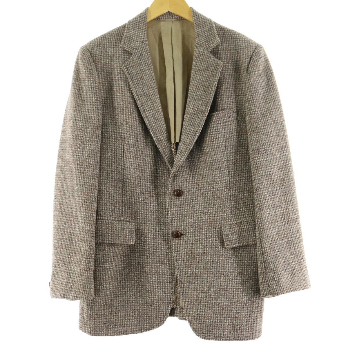 古着 70 80年代 ハリスツイード Harris Tweed ウールテーラードジャケット 38r メンズm ヴィンテージ Eaa 1128 2b10f Ss2112 Hny22 Ss21 テーラードジャケット 古着屋jam ジャム