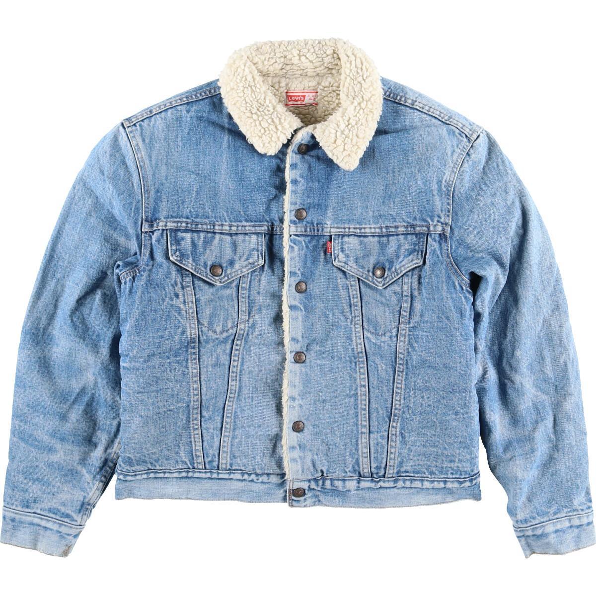 70年代 リーバイス Levi S デニムボアジャケット 42 メンズl ヴィンテージ Eaa 1128 ボアジャケット 古着屋jam ジャム 70年代 リーバイス Levi S デニムボアジャケット 42 メンズl ヴィンテージ Eaa 1128 ボアジャケット 古着屋jam ジャム