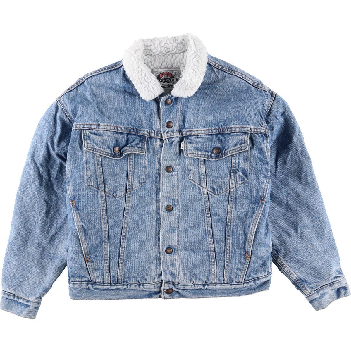 90年代 リーバイス Levi S 0790 Authentic デニムボアジャケット Usa製 メンズl ヴィンテージ Eaa 1128 ボアジャケット 古着屋jam ジャム
