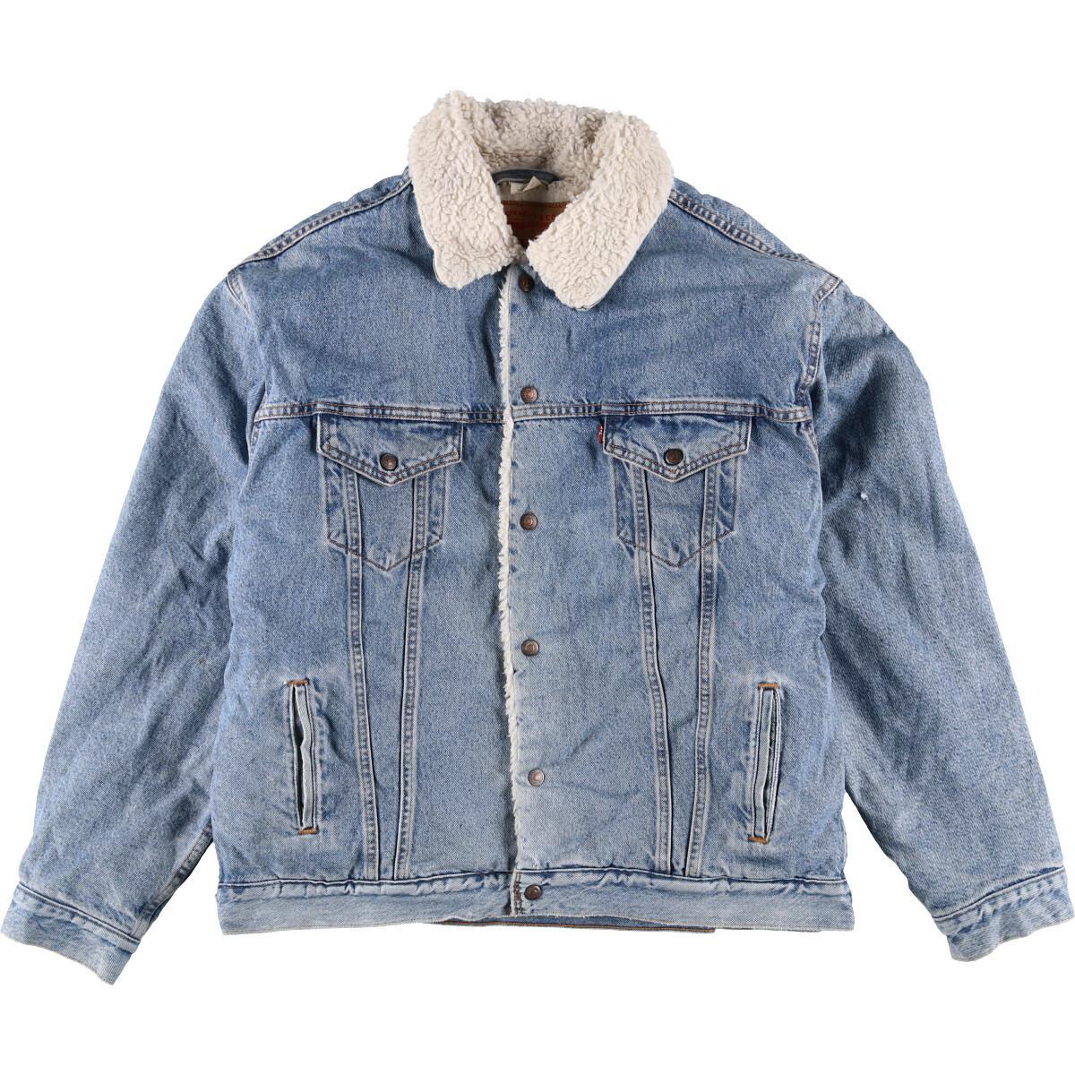 古着 90年代 リーバイス Levi S 03 デニムボアジャケット メンズxxl ヴィンテージ Eaa 1129 ボアジャケット 古着屋jam ジャム 古着 90年代 リーバイス Levi S 03 デニムボアジャケット メンズxxl ヴィンテージ Eaa 1129 ボアジャケット 古着屋jam ジャム