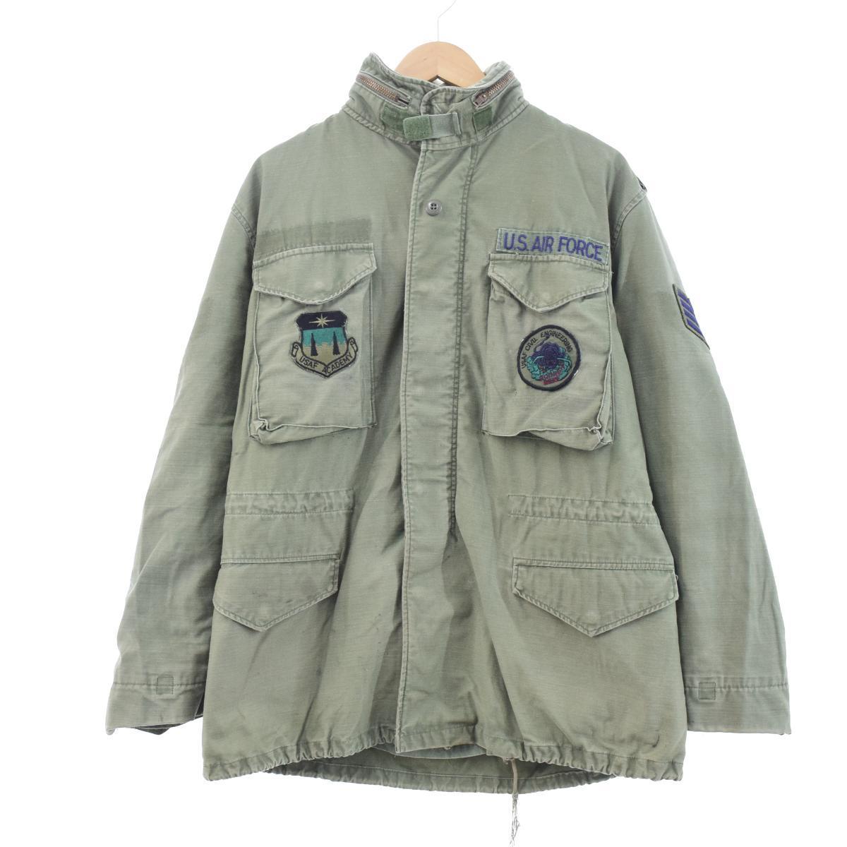 米軍実物US AIR FORCE M-65 ミリタリージャケットXS R 3rd