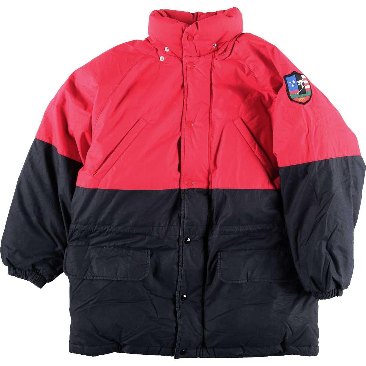 90年代 ラルフローレン Ralph Lauren Suicide Ski スーサイドスキー ダウンジャケット シンガポール製 メンズs ヴィンテージ Eva N2101 15 ダウン 中綿ジャケット 古着屋jam ジャム