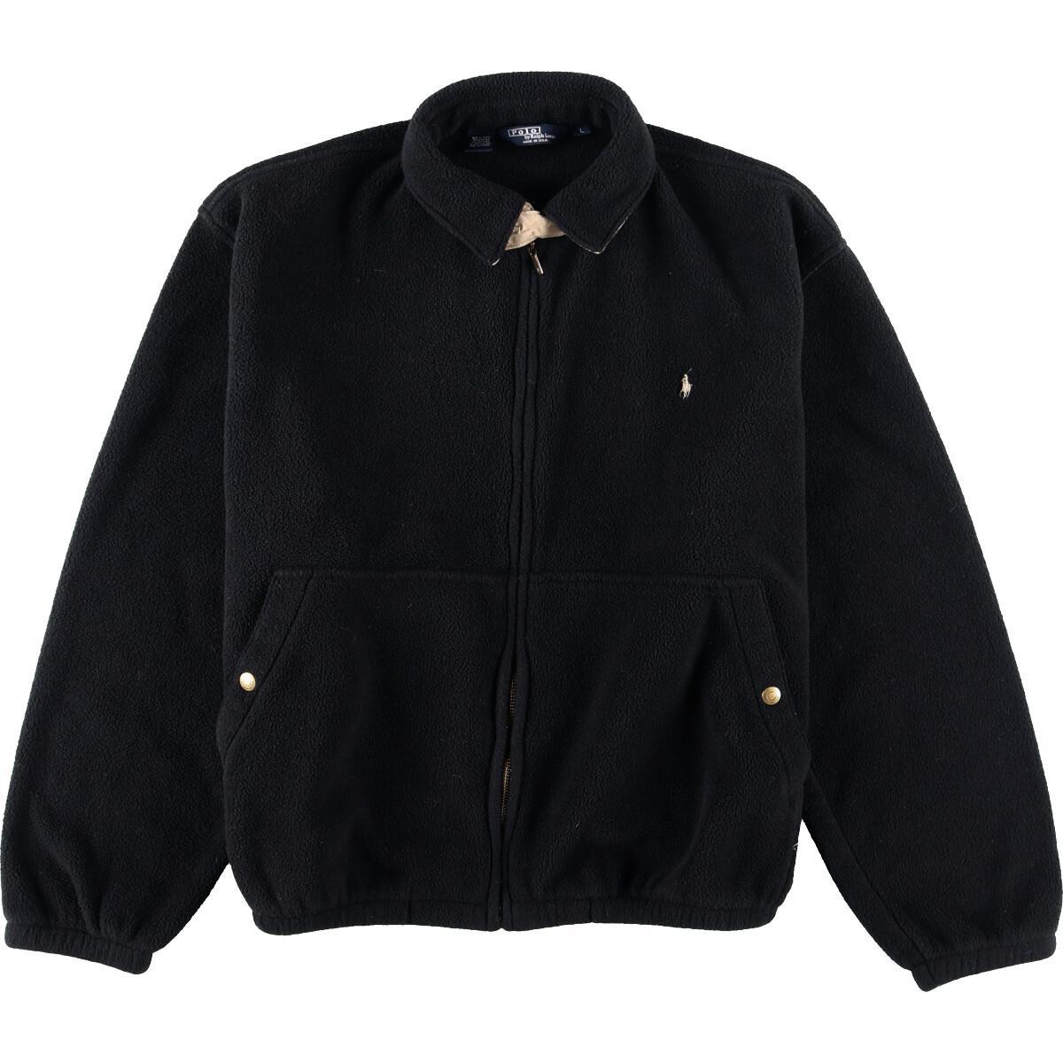 90年代 ラルフローレン Ralph Lauren POLO by Ralph Lauren スイングトップタイプ フリースジャケット USA製 メンズL ヴィンテージ /eaa107784 【中古】 【201206】