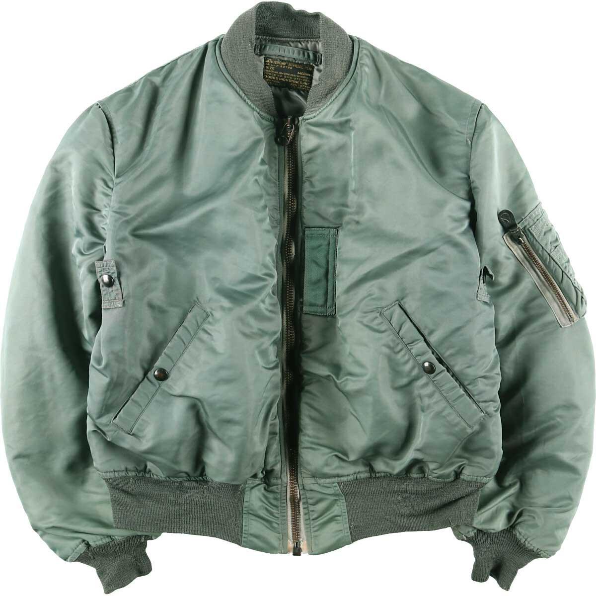 50年代 Dobbs Industries Inc 米軍実品 U S Air Force 黒タグ Ma 1 Mil J 79b ミリタリー フライトジャケット Usa製 メンズm ヴィンテージ Eva N2101 1214 ミリタリージャケット 古着屋jam ジャム