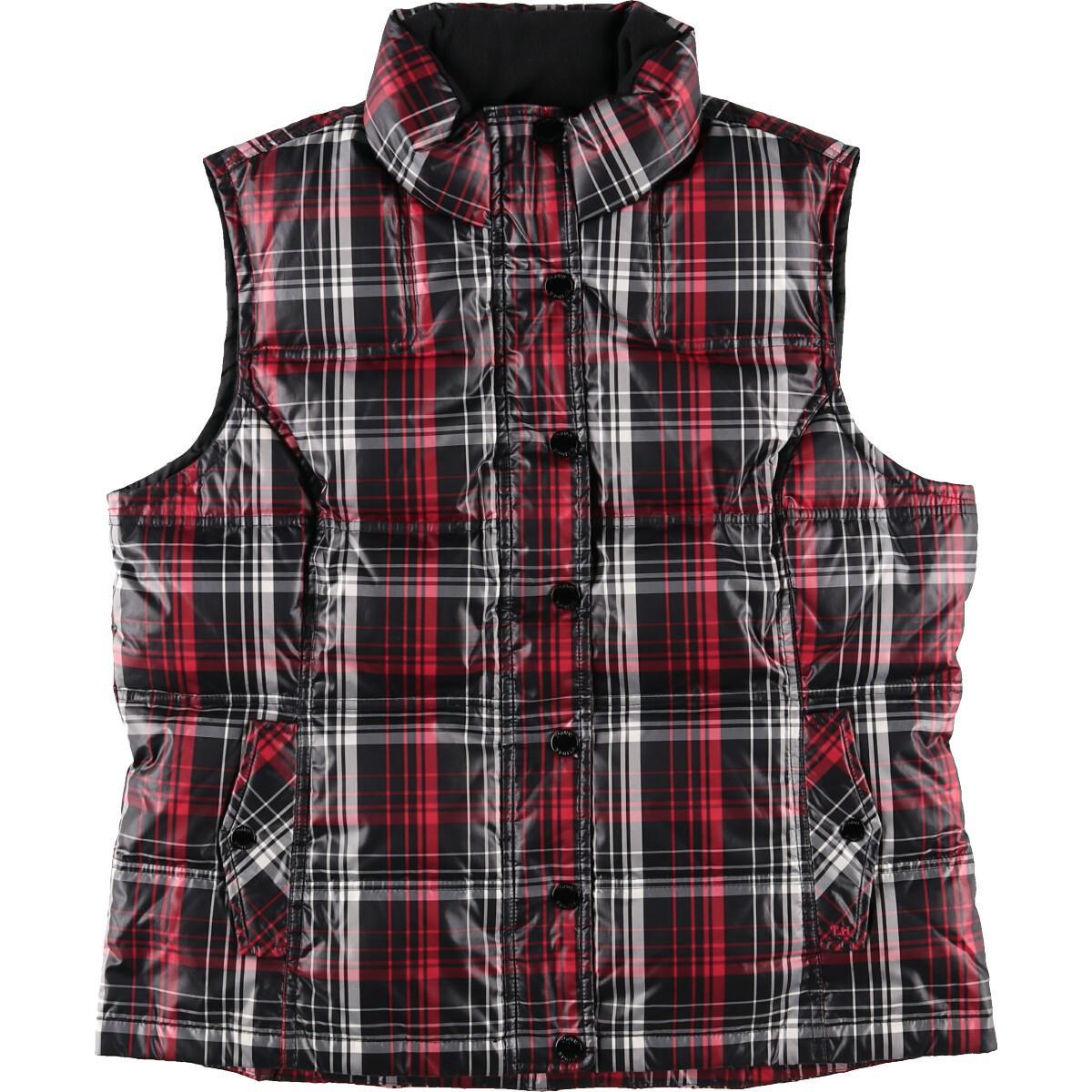 トミーヒルフィガー Tommy Hilfiger チェック柄 ダウンベスト レディースxl Eaa 1217 ダウン 中綿ベスト 古着屋jam ジャム トミーヒルフィガー Tommy Hilfiger チェック柄 ダウンベスト レディースxl Eaa 1217 ダウン 中綿ベスト 古着屋jam ジャム