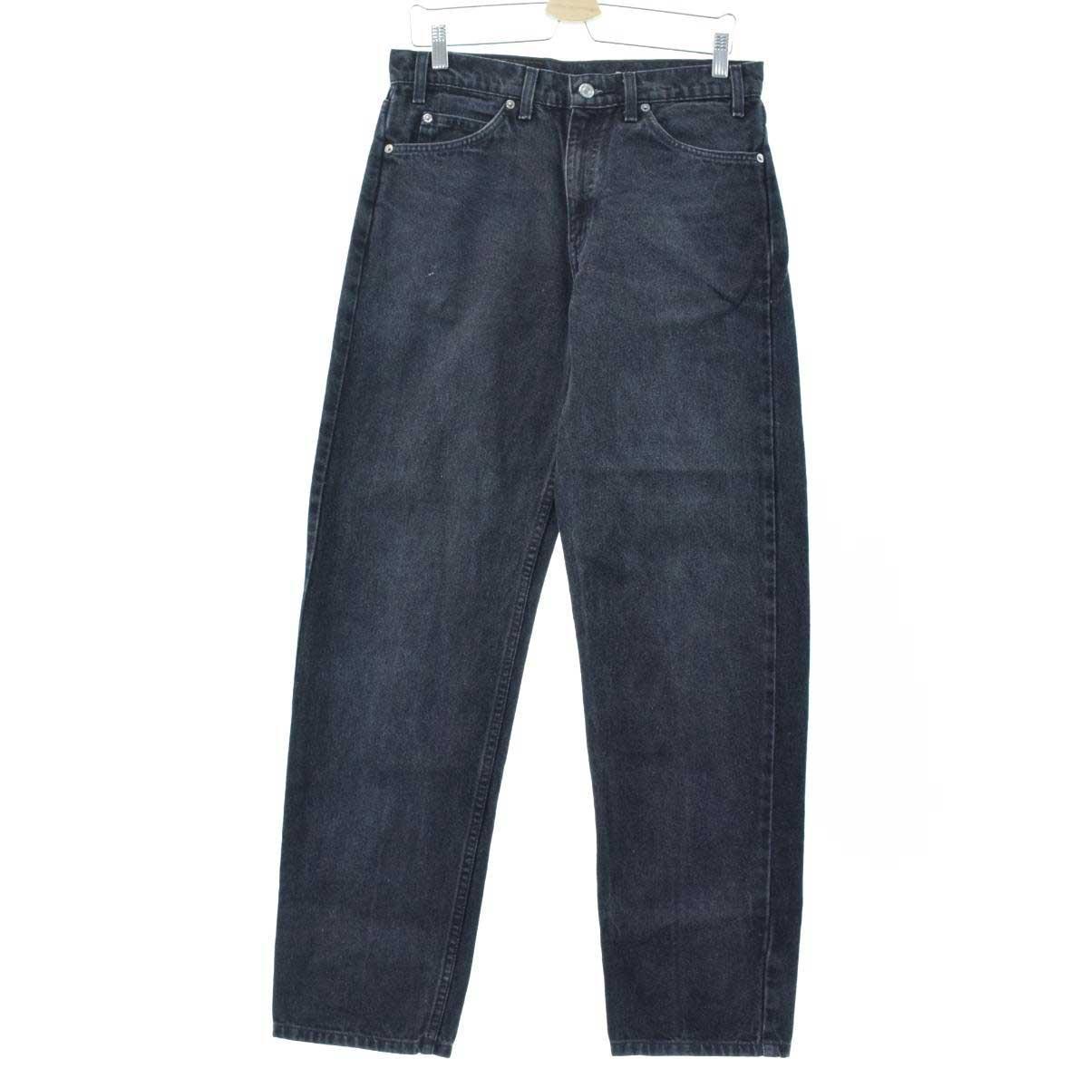 90年代 リーバイス Levi's 550 RELAXED FIT ブラックジーンズ テーパードデニムパンツ メンズw32 ヴィンテージ /eaa109060 【中古】 【201221】