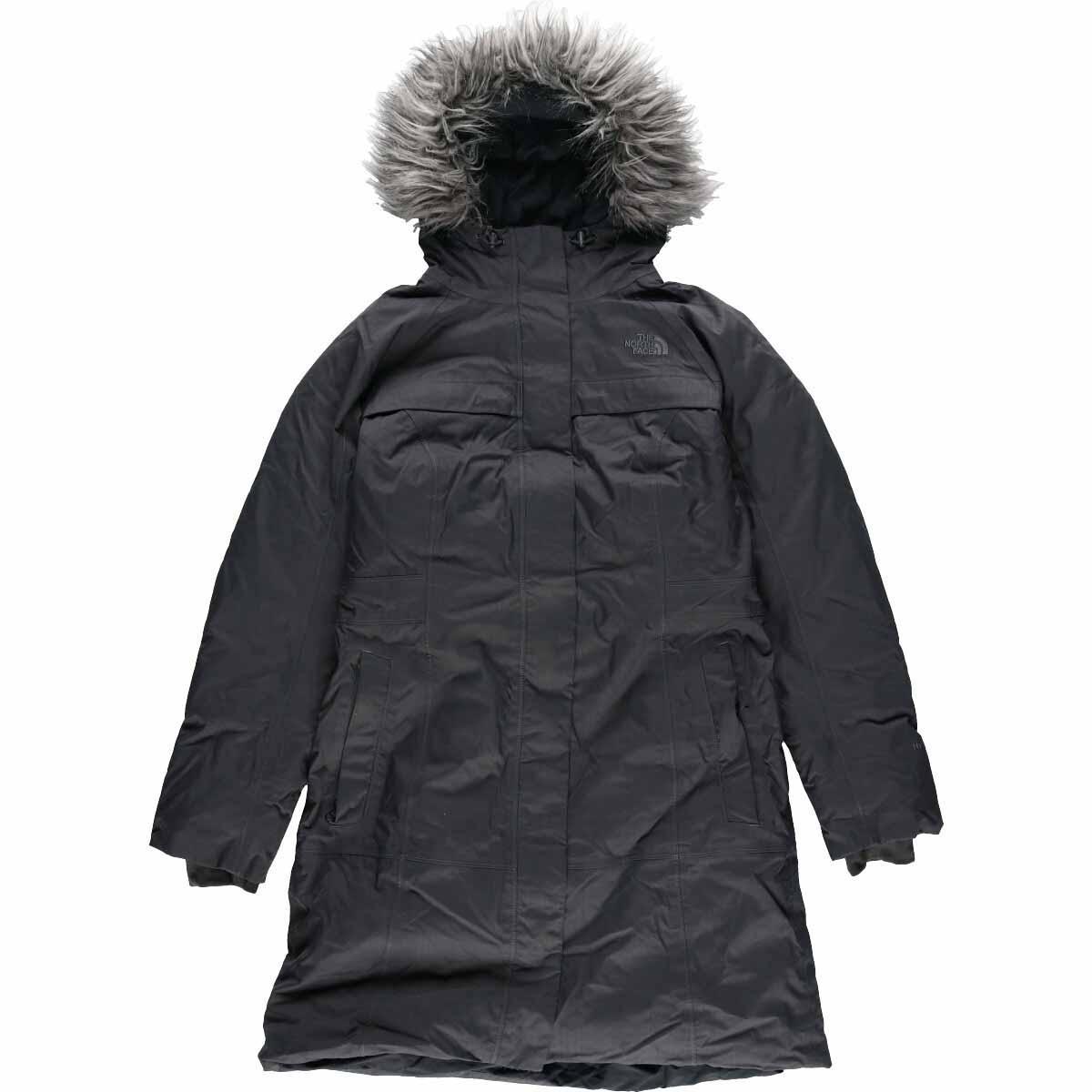 ザノースフェイス THE NORTH FACE HYVENT ハイベント フェイクファー付きフード グースダウンコート レディースM /eaa113322 【201221】