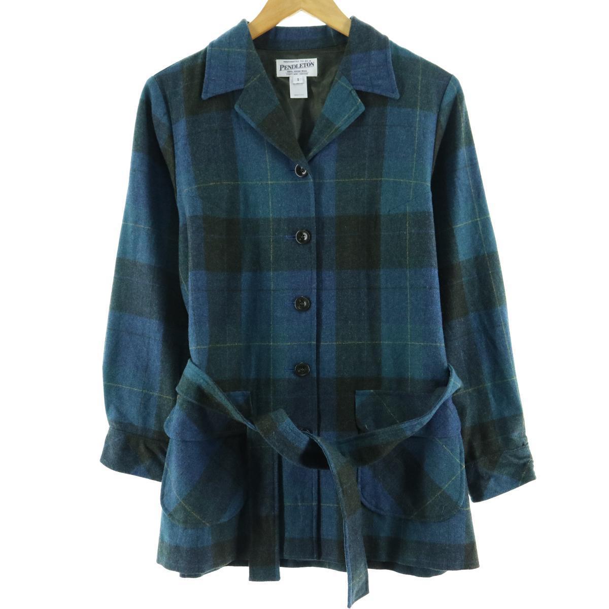 ペンドルトン Pendleton チェック柄 ウールジャケット Usa製 レディースs Eaa1140 1231 ウールジャケット 古着屋jam ジャム