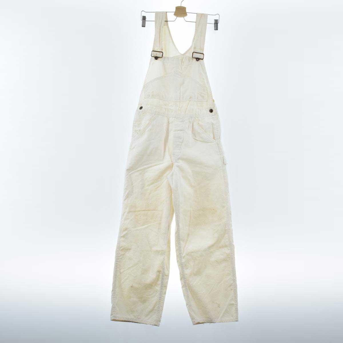 雰囲気系 70年代 シアーズ Sears 山ポケ 生成りオーバーオール メンズw30 ヴィンテージ /eaa109125 【中古】 【201226】【SS2103】【2b10f】