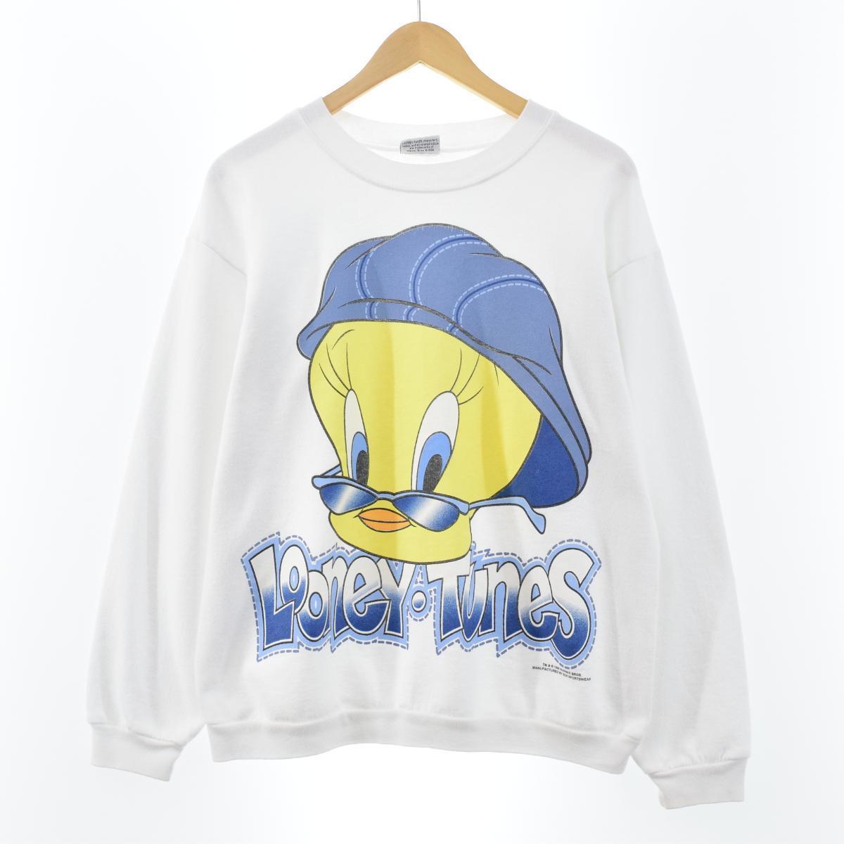 90年代 ルーニーテューンズ Looney Tunes Tweety トゥイーティー キャラクタースウェットシャツ トレーナー レディースl ヴィンテージ Eaa 1224 Ss2103 トレーナー 古着屋jam ジャム 90年代 ルーニーテューンズ Looney Tunes Tweety トゥイーティー キャラクタースウェットシャツ トレーナー レディースl ヴィンテージ Eaa 1224 Ss2103 トレーナー 古着屋jam ジャム