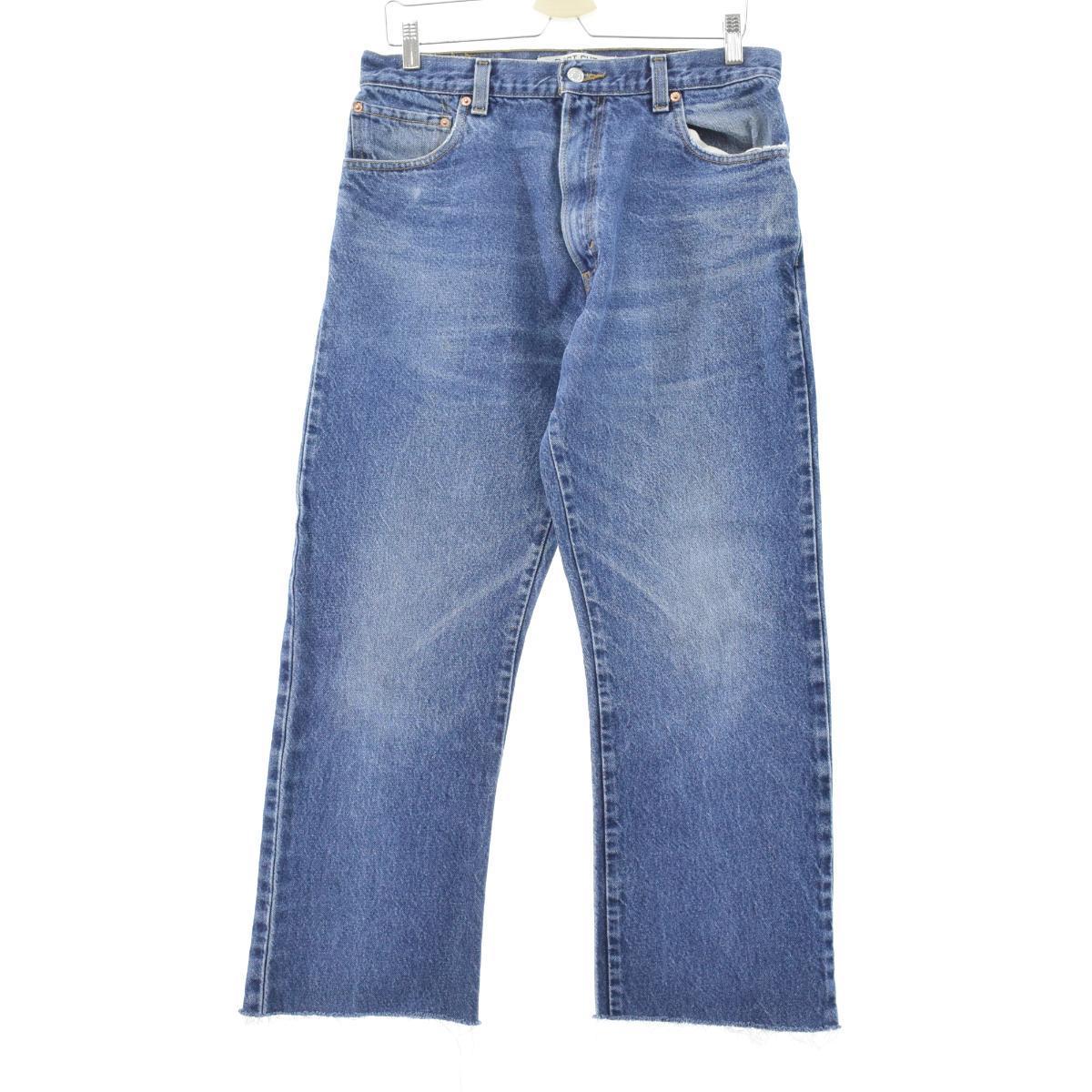 Jamリメイク 裾カット リーバイス Levi S 517 ジーンズ デニムパンツ メンズw32 Eaa 1226 その他デニムパンツ 古着屋jam ジャム