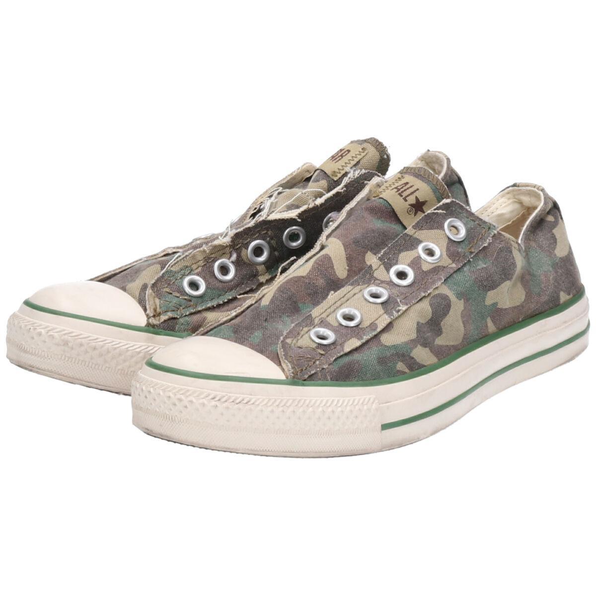 コンバース Converse All Star Slipon 迷彩柄 オールスター スリッポン スニーカー Us6 5 メンズ25 0cm Saa0048 1228 Ss2103 スニーカー 古着屋jam ジャム