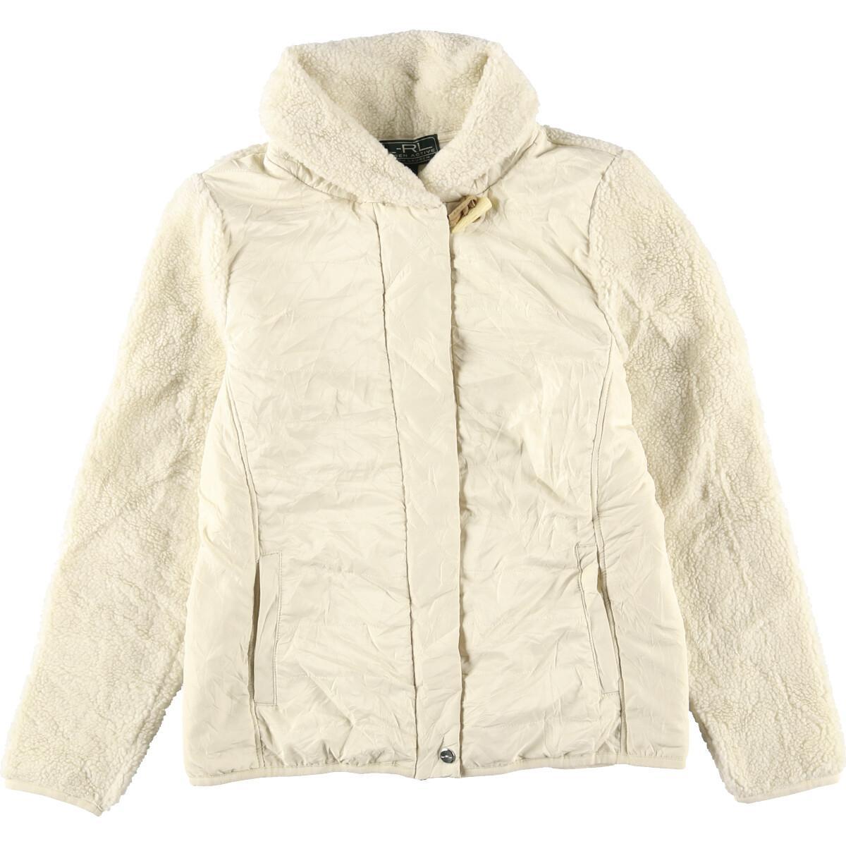 ラルフローレン Ralph Lauren L-RL LAUREN ACTIVE 切替 ショールカラー フリースジャケット レディースM /eaa114928 【中古】 【210101】