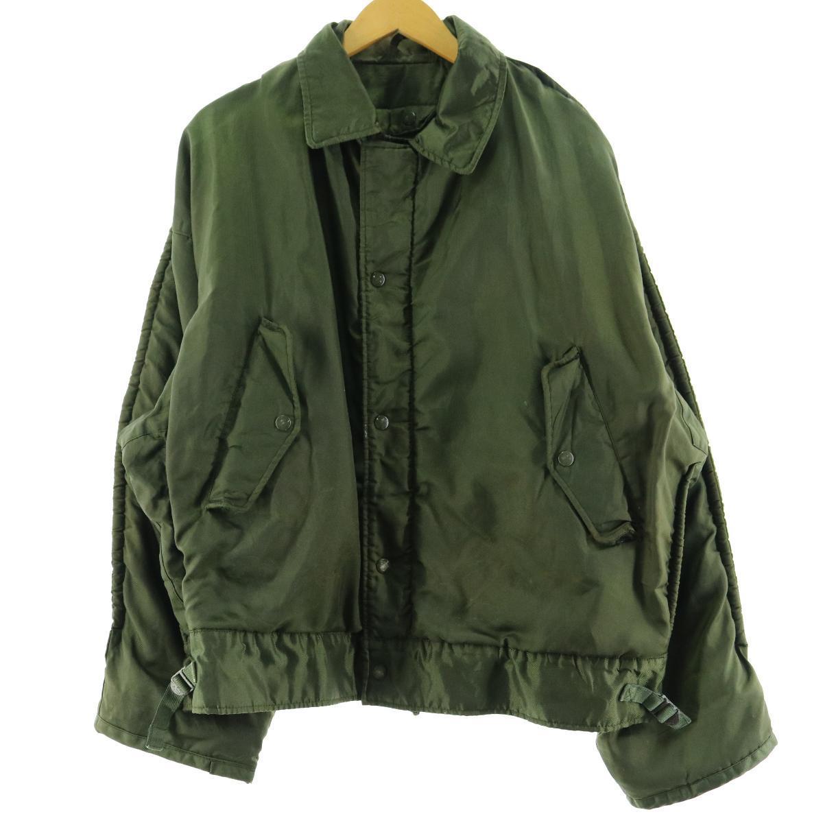 古着 訳あり特価 71年納品 米軍実品 U.S.NAVY A-1 ミリタリー デッキジャケット USA製 X-LARGE(46-48) メンズXL ヴィンテージ /eaa114991 【210101】