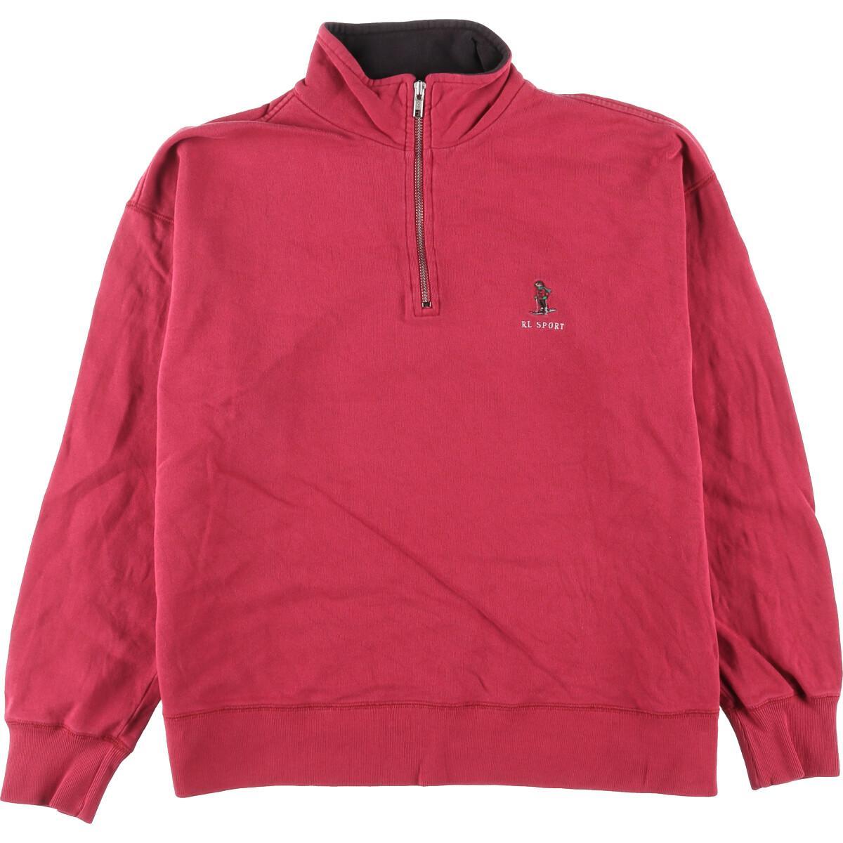 ラルフローレン Ralph Lauren POLO SPORT ポロスポーツ ポロベアー ハーフジップスウェットシャツ トレーナー メンズM /eaa117121 【中古】 【210102】【SS2103】