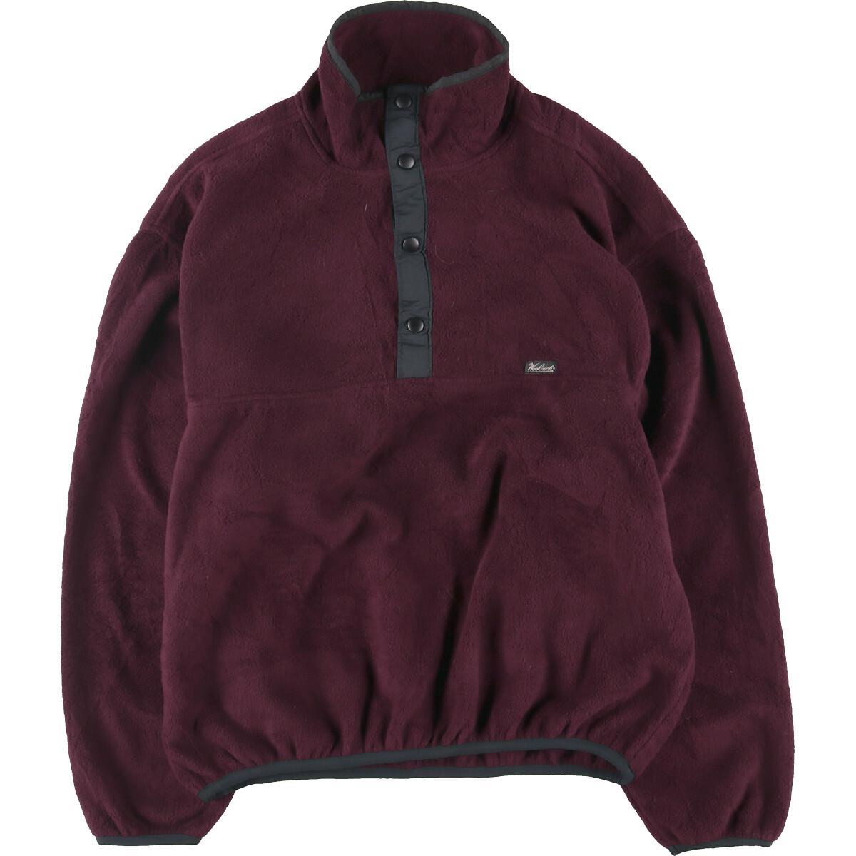 90年代 ウールリッチ WOOLRICH スナップT POLARTEC ポーラテック ハーフスナップ フリースプルオーバー USA製 メンズL ヴィンテージ /eaa118361 【中古】 【210107】