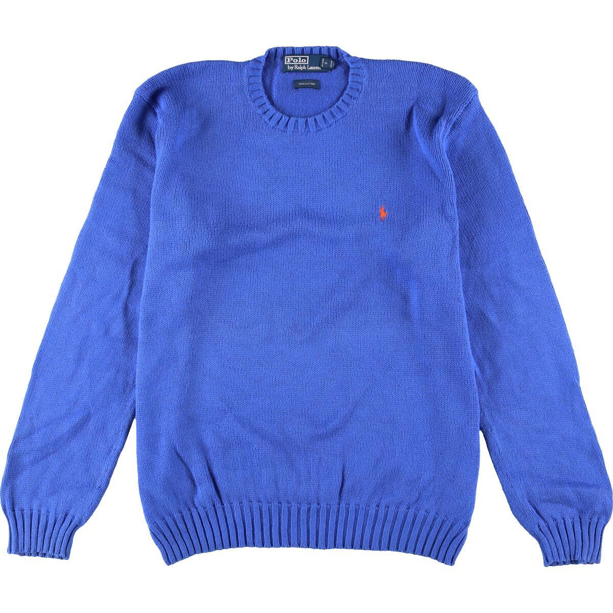 ラルフローレン Ralph Lauren Polo By Ralph Lauren コットンニットセーター メンズxl Eaa Ss2103 クルーネックセーター 古着屋jam ジャム