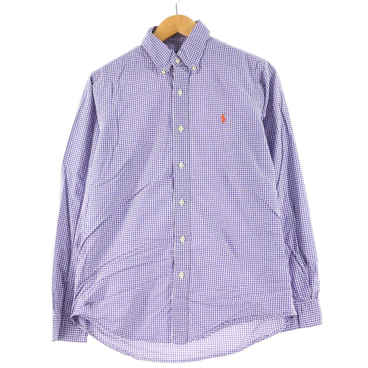 ラルフローレン Ralph Lauren ギンガムチェック 長袖 ボタンダウンチェックシャツ メンズs Eaa 中古 2b10f Ss2106 ボタンダウンシャツ 古着屋jam ジャム
