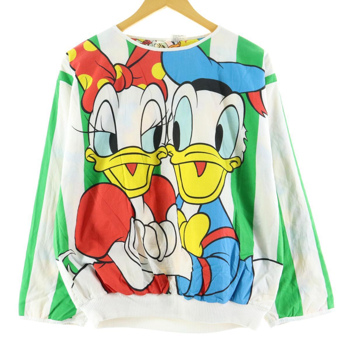 MICKEY&CO. ドナルド&デイジー リバーシブル キャラクタースウェットシャツ トレーナー フリーサイズ /eaa118219 【中古】 【210109】【SS2103】のサムネイル