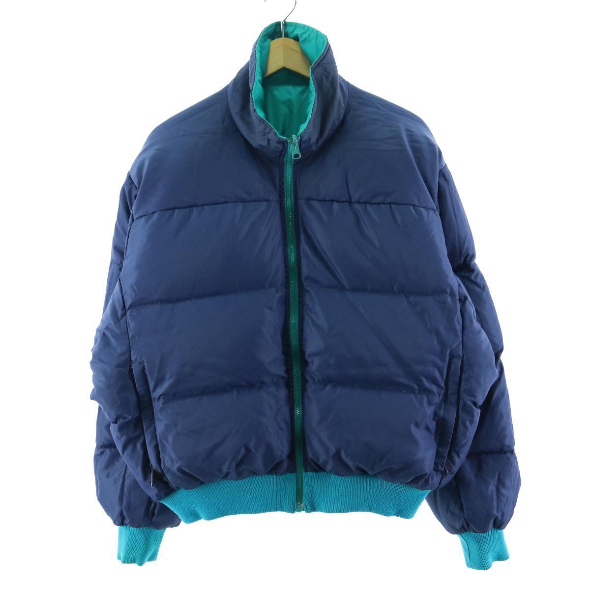 80年代 コロンビア Columbia リバーシブル ダウンジャケット メンズl ヴィンテージ Eaa ダウン 中綿 ジャケット 古着屋jam ジャム