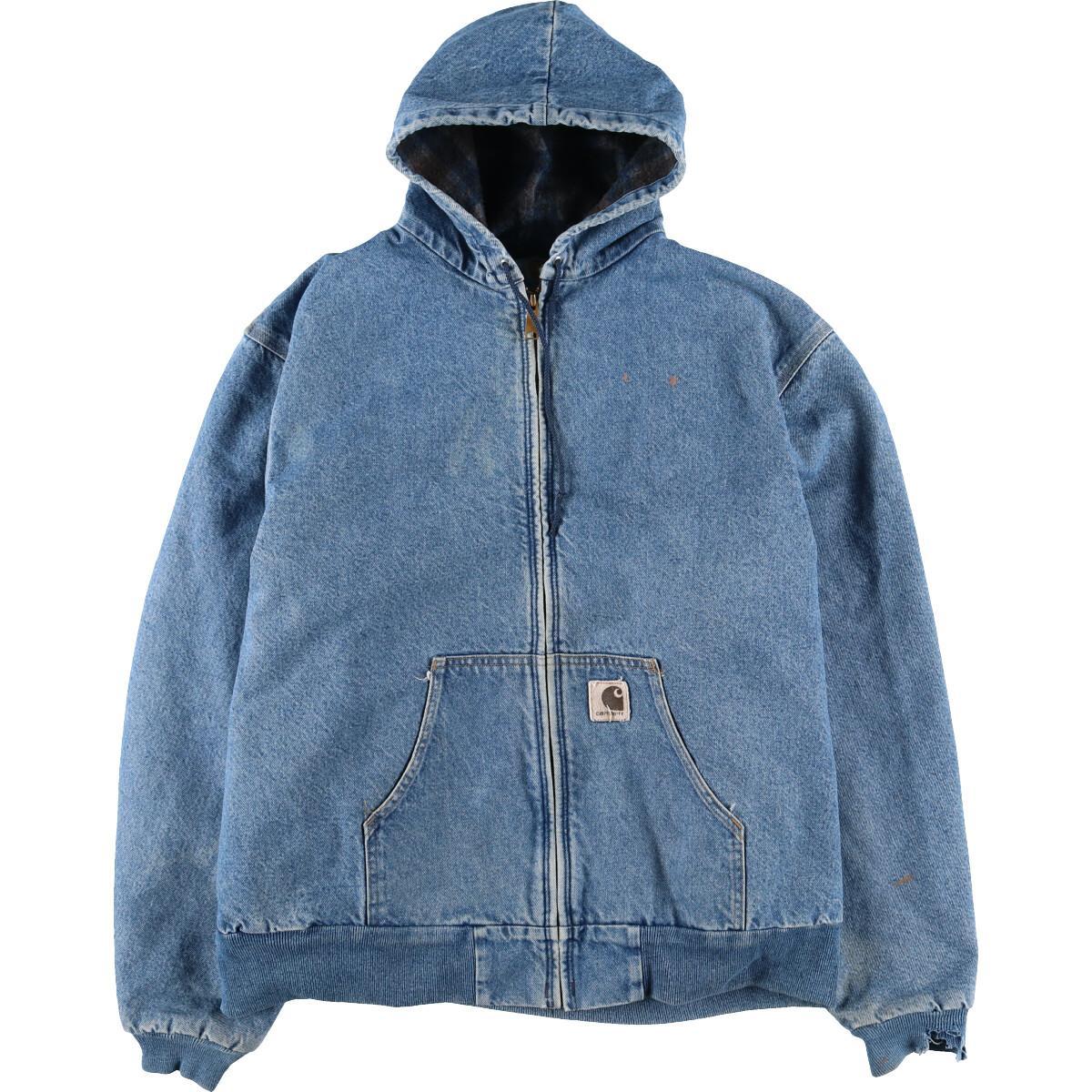 80年代 カーハート Carhartt アクティブジャケット デニムパーカー Usa製 メンズxxl ヴィンテージ Eaa デニムジャケット 古着屋jam ジャム 80年代 カーハート Carhartt アクティブジャケット デニムパーカー Usa製 メンズxxl ヴィンテージ Eaa デニムジャケット 古着屋jam ジャム