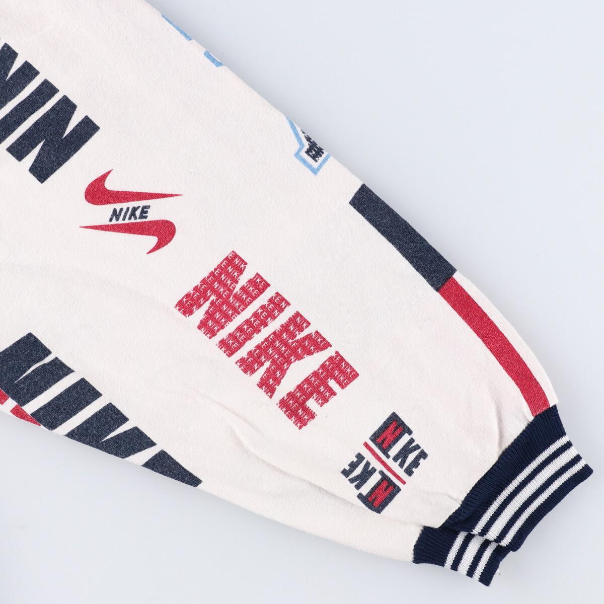 90年代 ナイキ NIKE AIR JUST DO IT マルチプリント 総柄 長袖 ポロシャツ メンズM ヴィンテージ /eaa119423 【210118】 90年代 ナイキ NIKE AIR JUST DO IT マルチプリント 総柄 長袖 ポロシャツ メンズM ヴィンテージ /eaa119423 【210118】