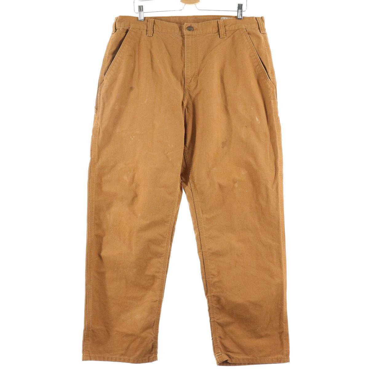 カーハート Carhartt RELAXED FIT ダック地 ペインターパンツ メンズw38 /eaa122607 【中古】 【210124】