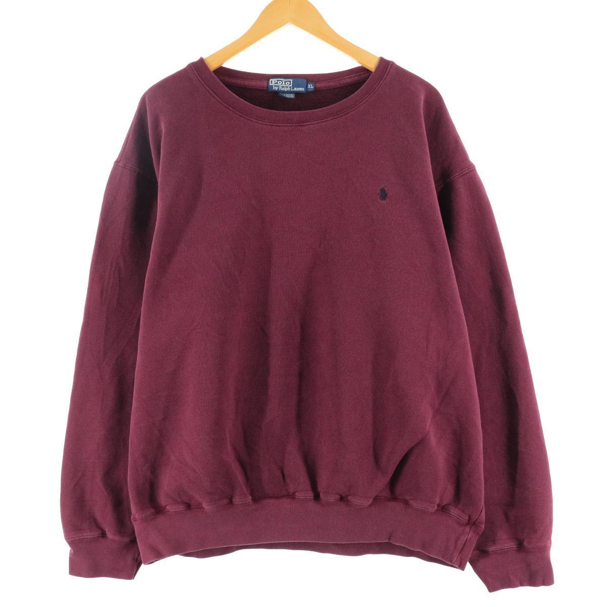ラルフローレン Ralph Lauren POLO by Ralph Lauren ワンポイントロゴスウェット トレーナー メンズXL /eaa123110 【中古】 【210124】