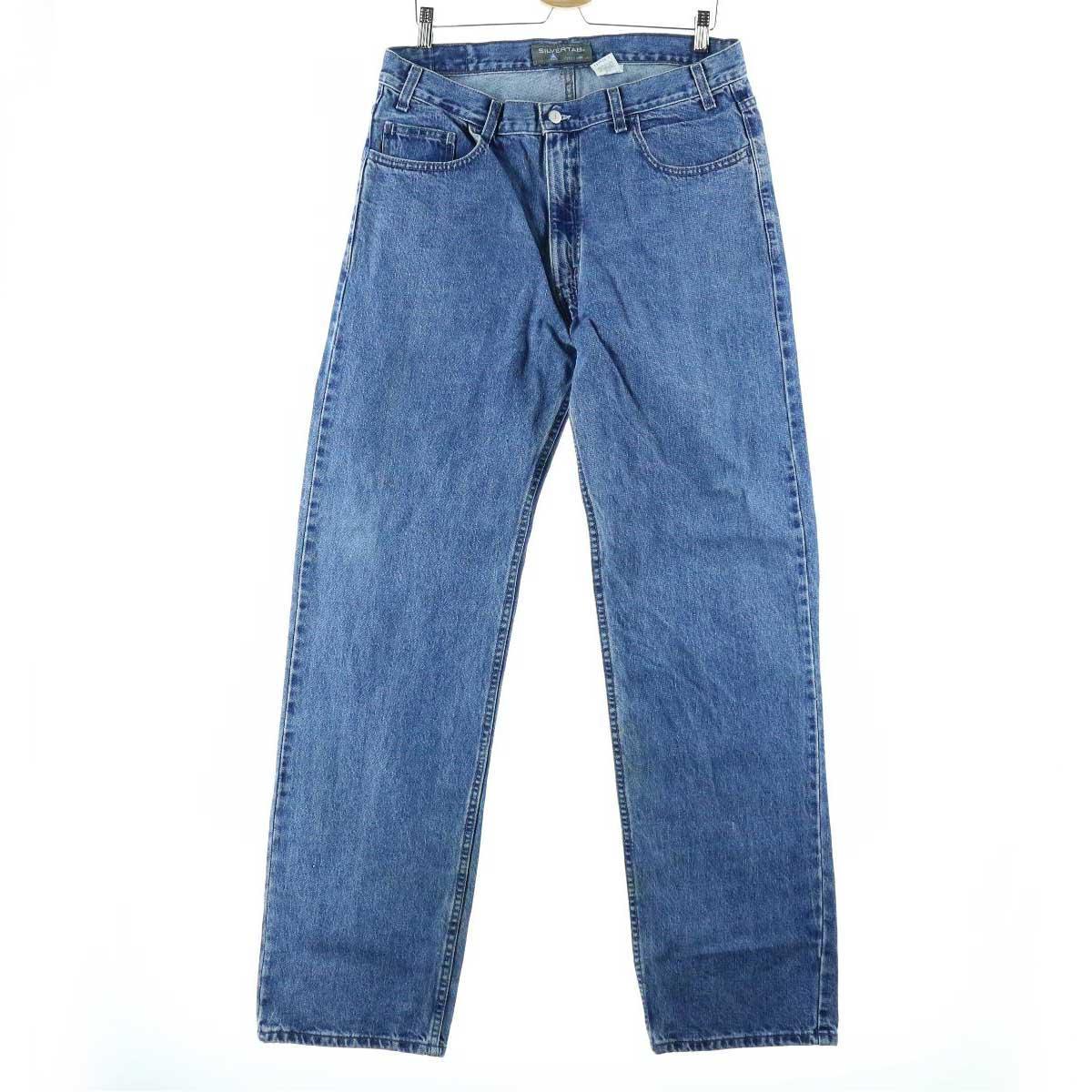 リーバイス Levi's SILVER TAB シルバータブ RELAXED FIT ジーンズ デニムパンツ メンズw35 /eaa120722 【中古】 【210125】