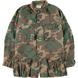 70s COAT HOT WEATHER CAMOUFLAGE PATTERN ミリタリー BDUジャケット