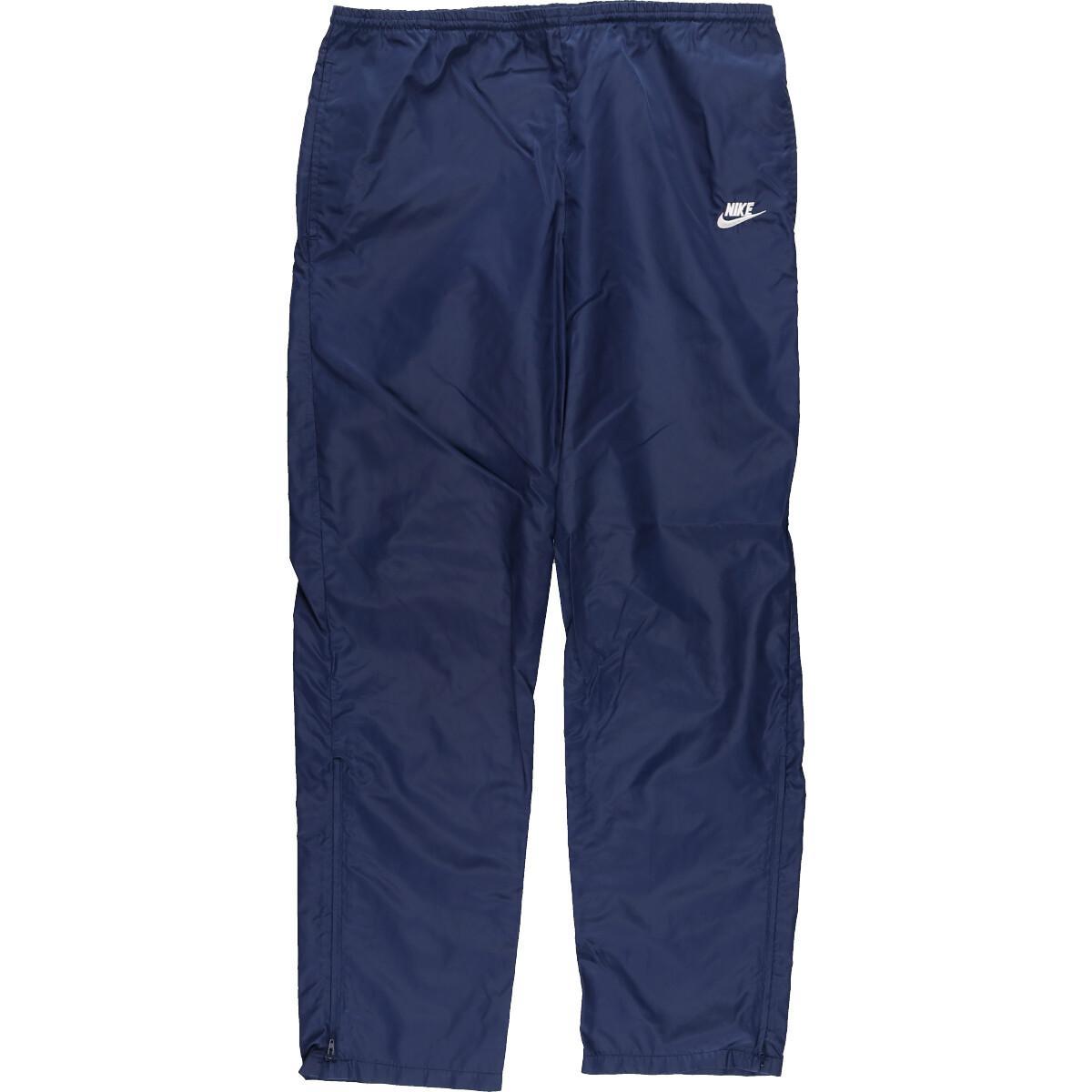 90年代 ナイキ NIKE 銀タグ ウォームアップパンツ ナイロンパンツ メンズL ヴィンテージ /eaa125625 【中古】 【210130】