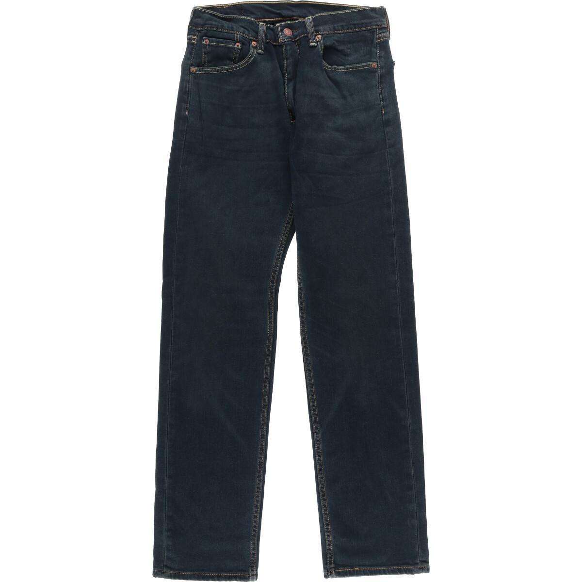 リーバイス Levi's 505 ブラックジーンズ テーパードデニムパンツ メンズw29 /eaa125741 【中古】 【210131】