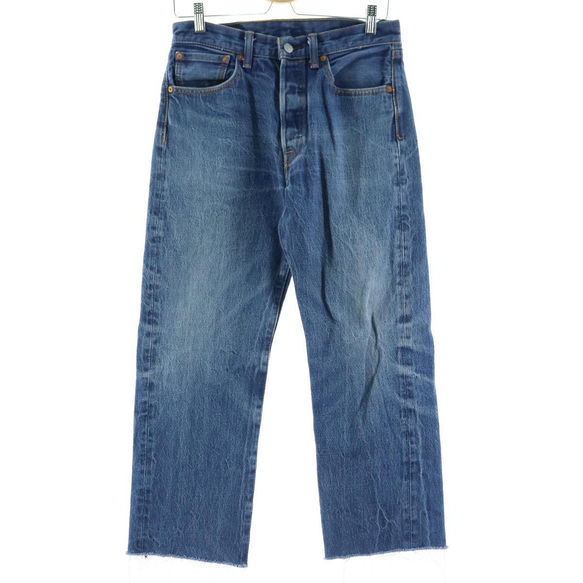 Jamリメイク 裾カット リーバイス Levi S 501 ジーンズ ストレートデニムパンツ メンズw31 Eaa 2101 2b10f ストレートデニムパンツ 古着屋jam ジャム Jamリメイク 裾カット リーバイス Levi S 501 ジーンズ ストレートデニムパンツ メンズw31 Eaa 2101 2b10f ストレートデニムパンツ 古着屋jam ジャム