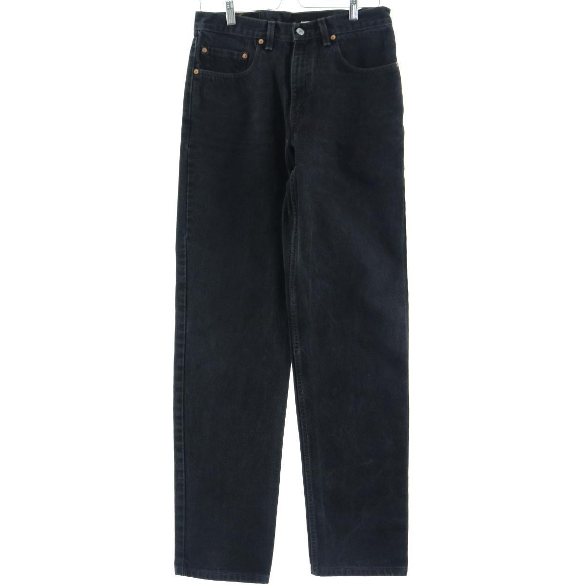 90年代 リーバイス Levi's 550 RELAXED FIT ブラックジーンズ テーパードデニムパンツ USA製 メンズw31 ヴィンテージ /eaa127207 【中古】 【210204】