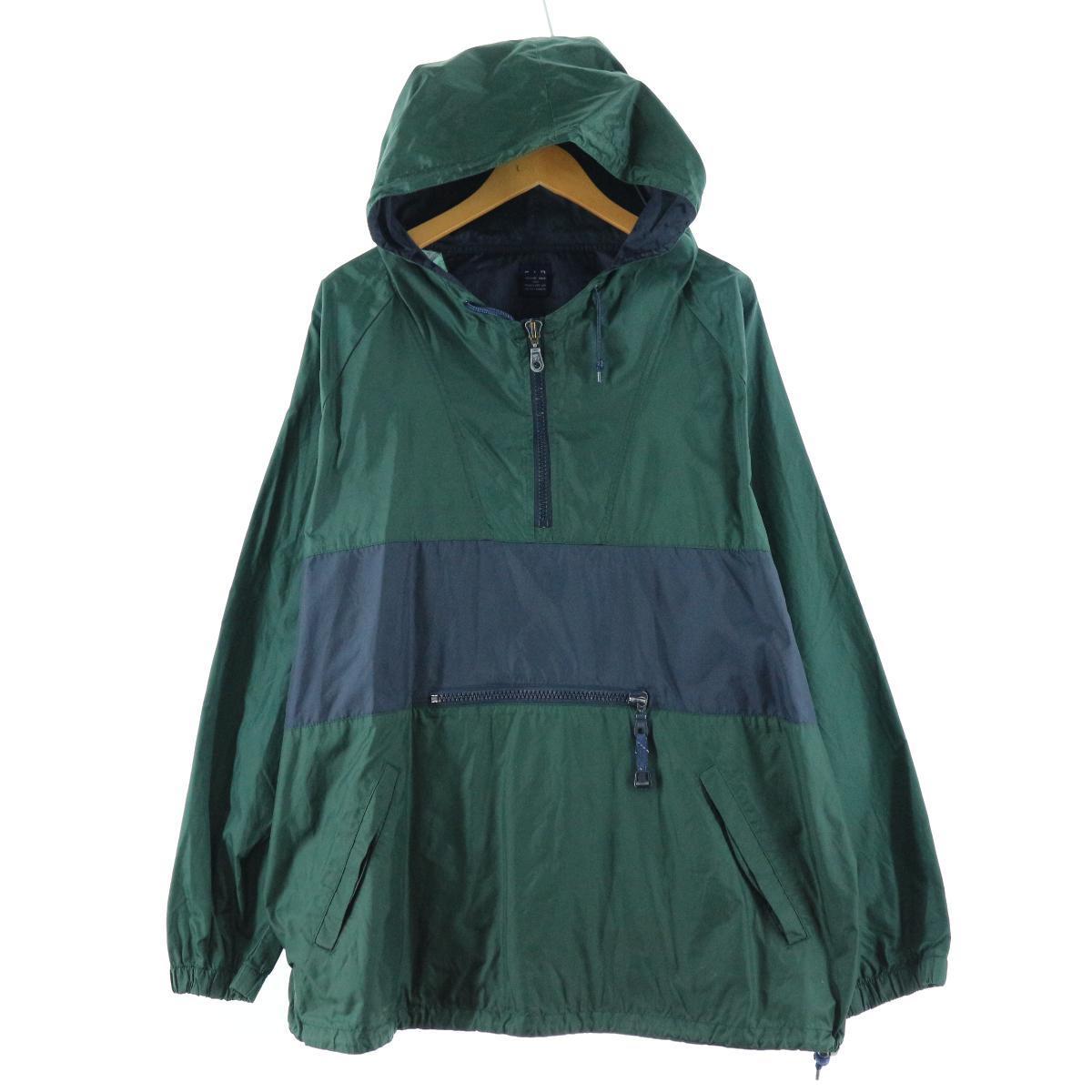 90年代 ギャップ Gap オールドギャップ デカロゴ ビッグロゴ アノラックパーカー メンズxl ヴィンテージ Eaa ナイロンジャケット ウインドブレーカー 古着屋jam ジャム