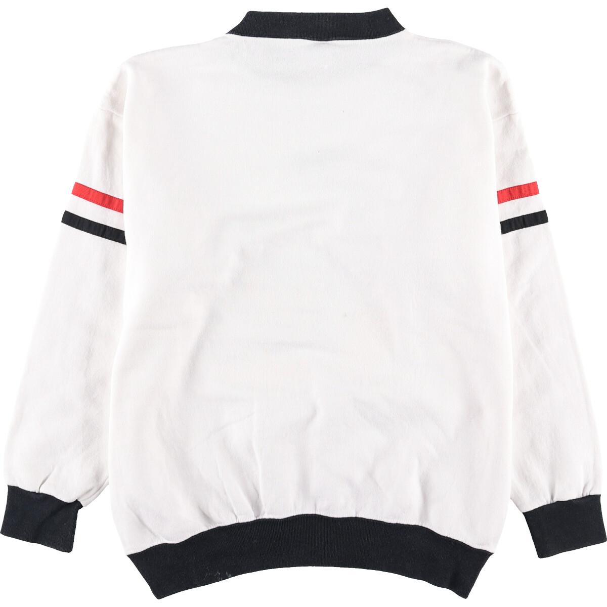 80年代 DISNEY CHARACTER FASHIONS MICKEY MOUSE ミッキーマウス キャラクタースウェットシャツ トレーナー USA製 レディースXL ヴィンテージ /eaa130107 【中古】 【210218】