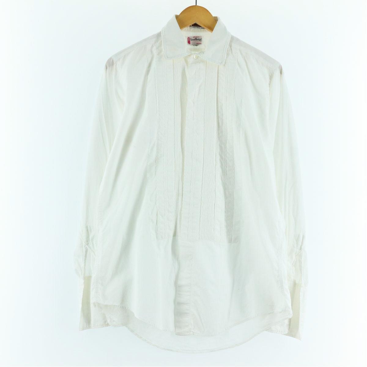古着 Lionel Portigal inc 長袖 ドレスシャツ メンズS ヴィンテージ /eaa132067 【210219】【HNY22】【2buy2203】