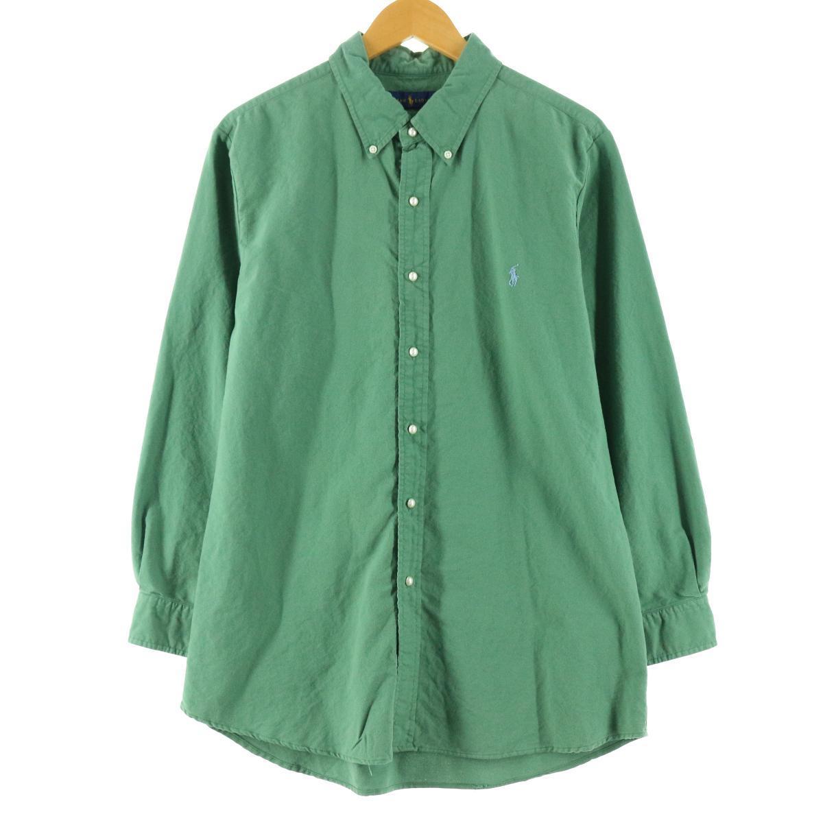 Jamリメイク パールボタン ラルフローレン Ralph Lauren 長袖 ボタンダウンオックスフォードシャツ レディースl Eaa ボタンダウンシャツ 古着屋jam ジャム