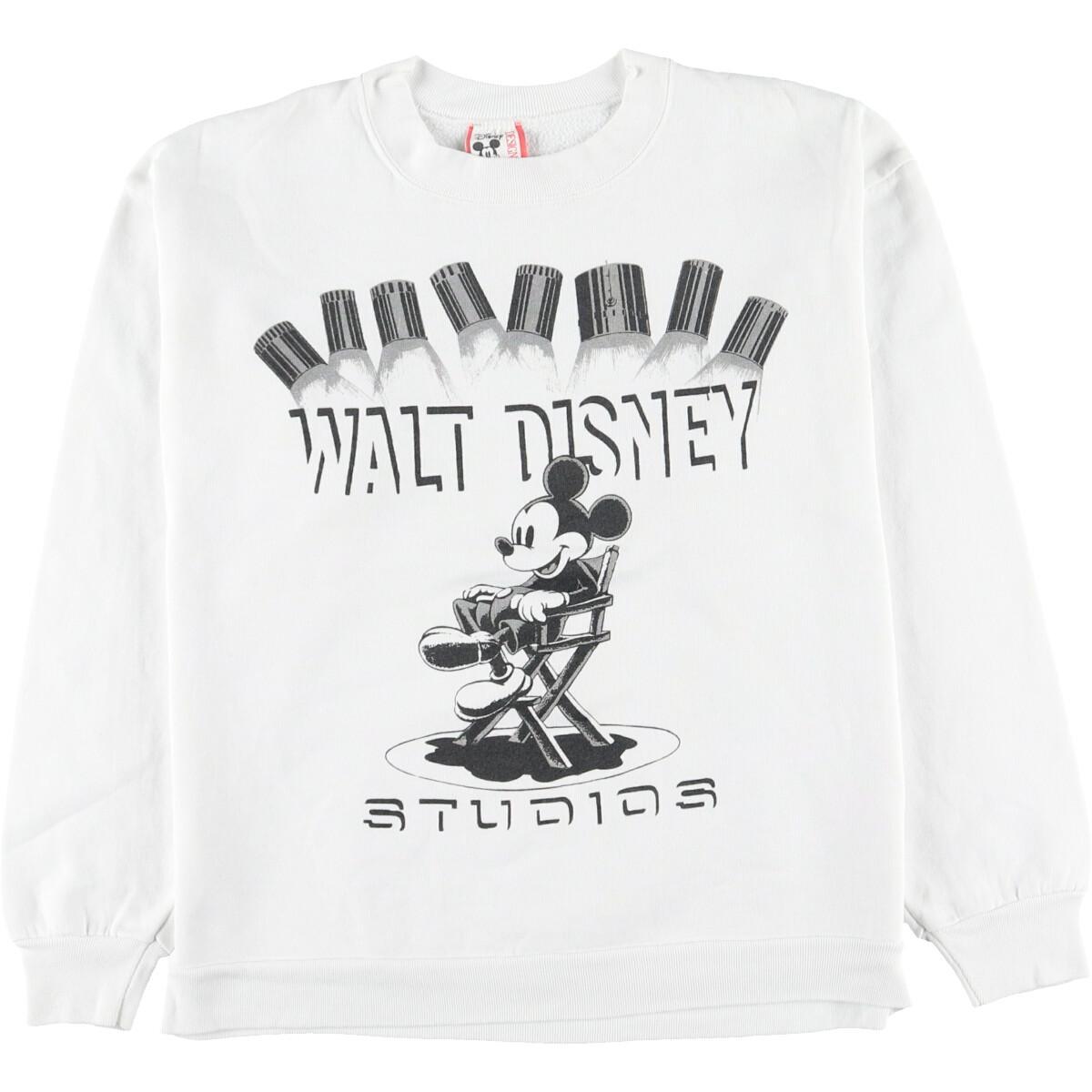 Disney Designs Mickey Mouse ミッキーマウス キャラクタースウェットシャツ トレーナー Usa製 レディースl Eaa トレーナー 古着屋jam ジャム